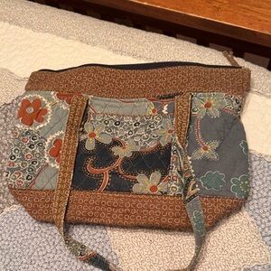 Patchwork Floral Shoulder Bag
